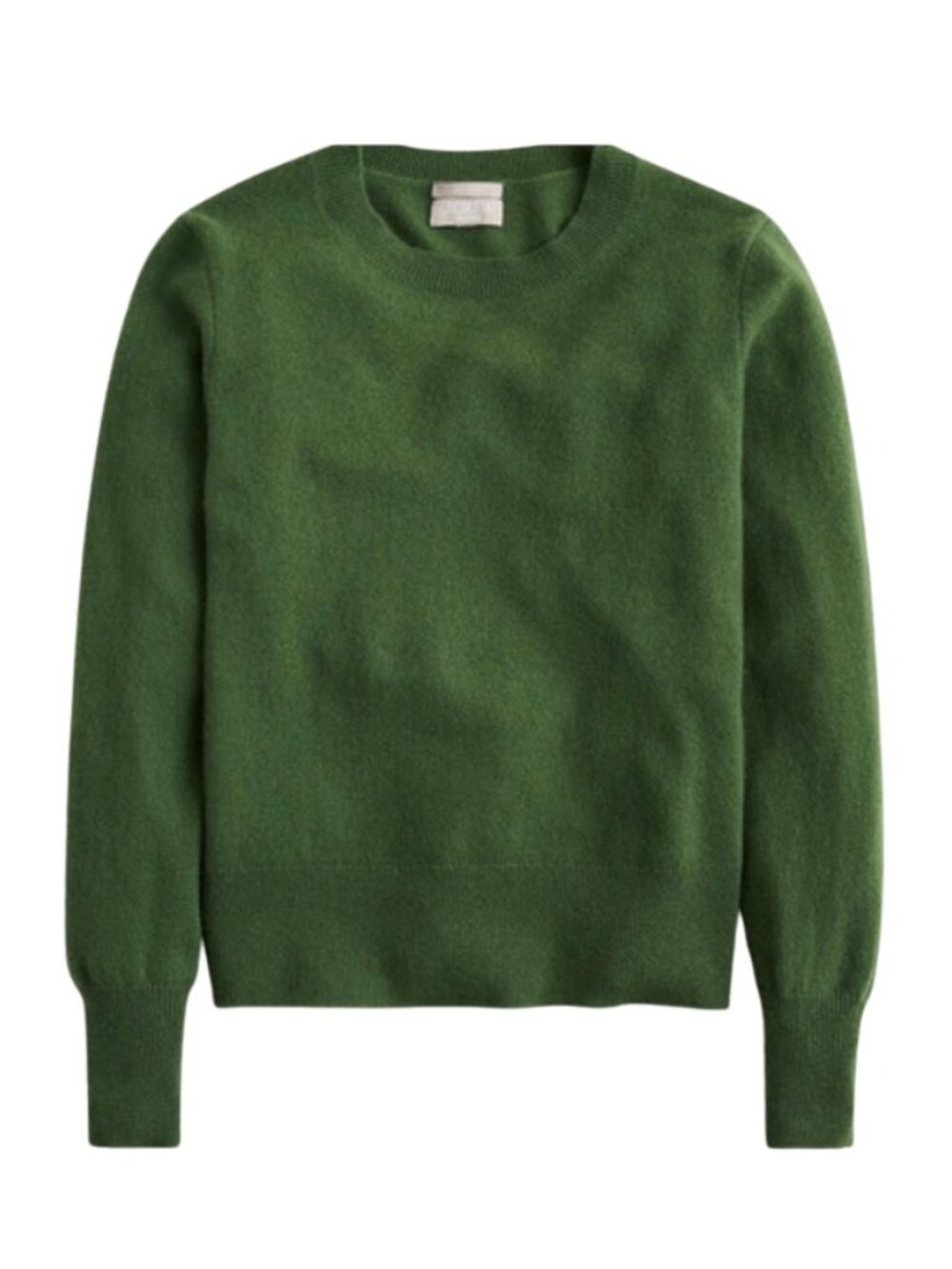 J. Crew Cashmere classic-fit crewneck sweater Green Size L